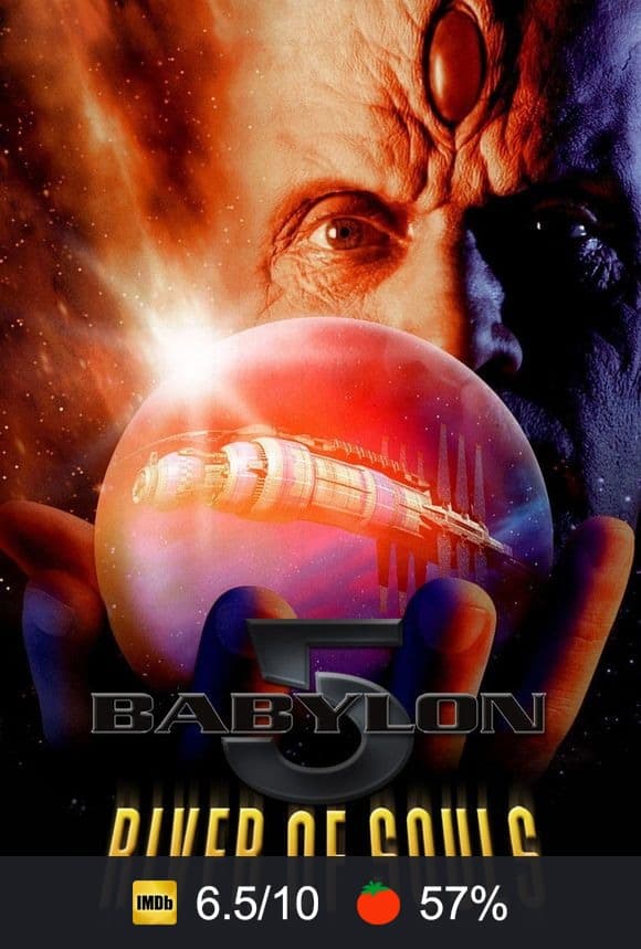 Cartel de Babylon 5 - El río de las almas