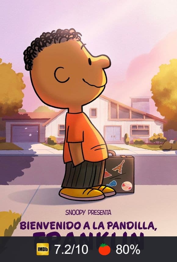 Cartel de Snoopy presenta: Bienvenido a la pandilla, Franklin