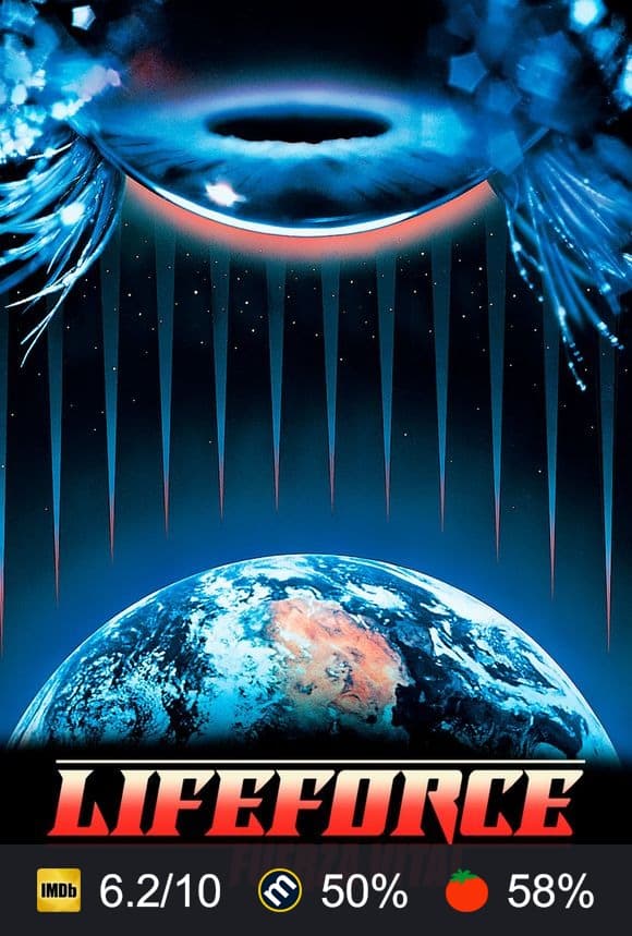 Cartel de Lifeforce, fuerza vital