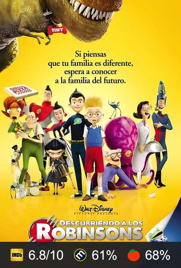 Cartel de Descubriendo a los Robinsons