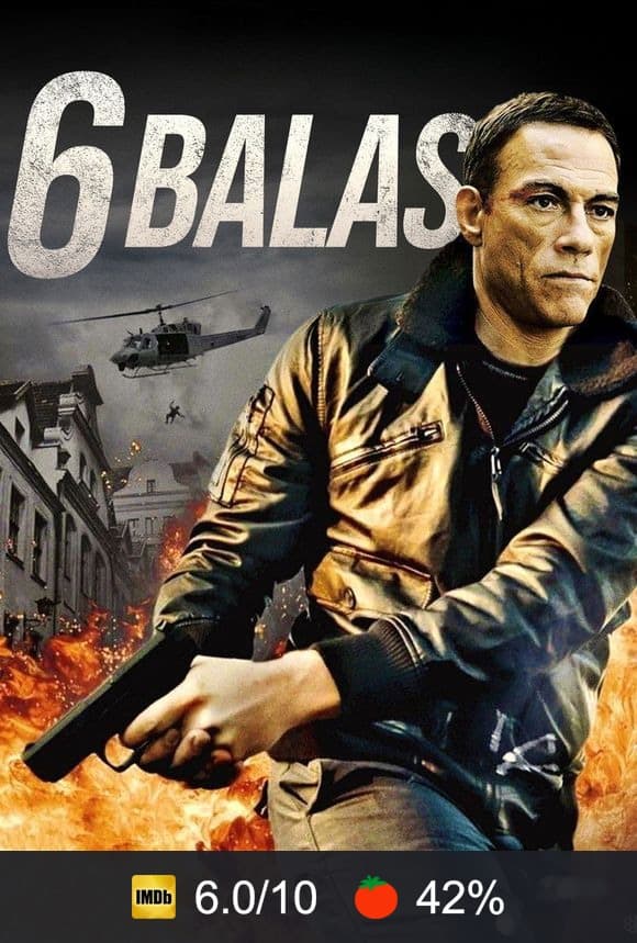 Cartel de 6 balas
