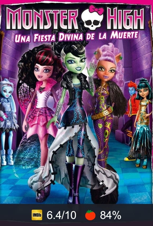 Cartel de Monster High: Una fiesta divina de la muerte