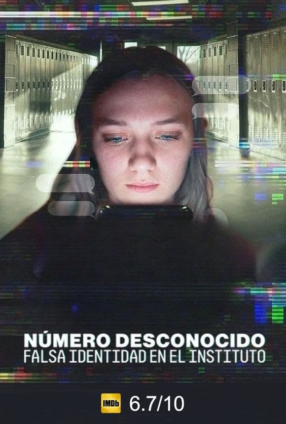 Cartel de Número desconocido: Falsa identidad en el instituto