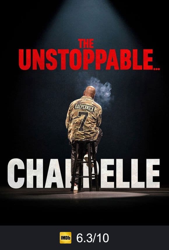 Cartel de Dave Chappelle: The Unstoppable...