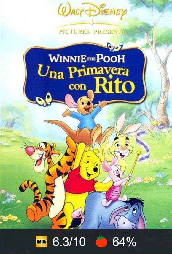 Cartel de Winnie the Pooh: Una primavera con Rito