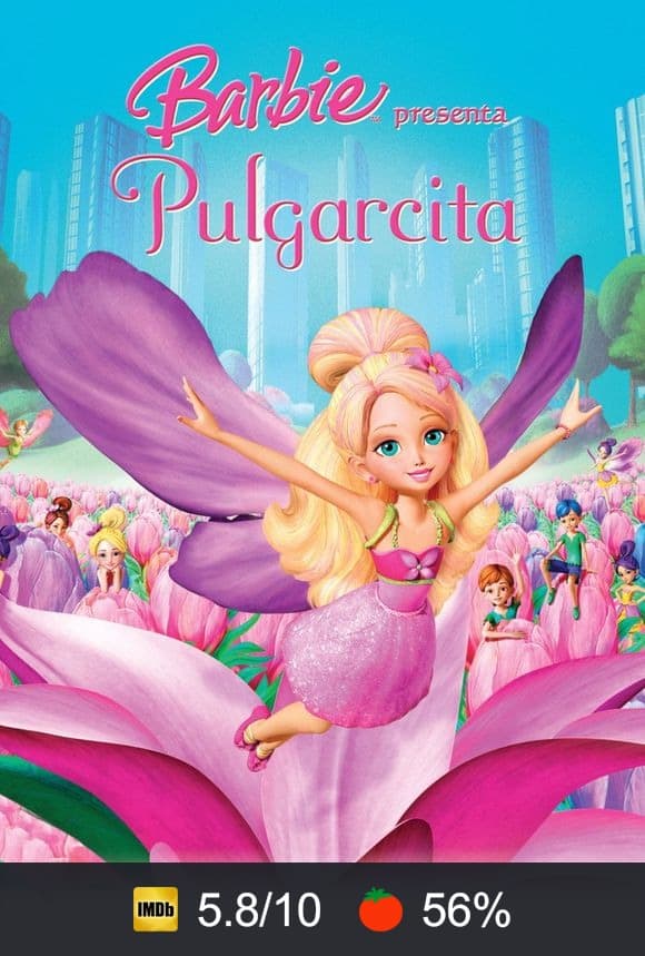 Cartel de Barbie presenta: Pulgarcita