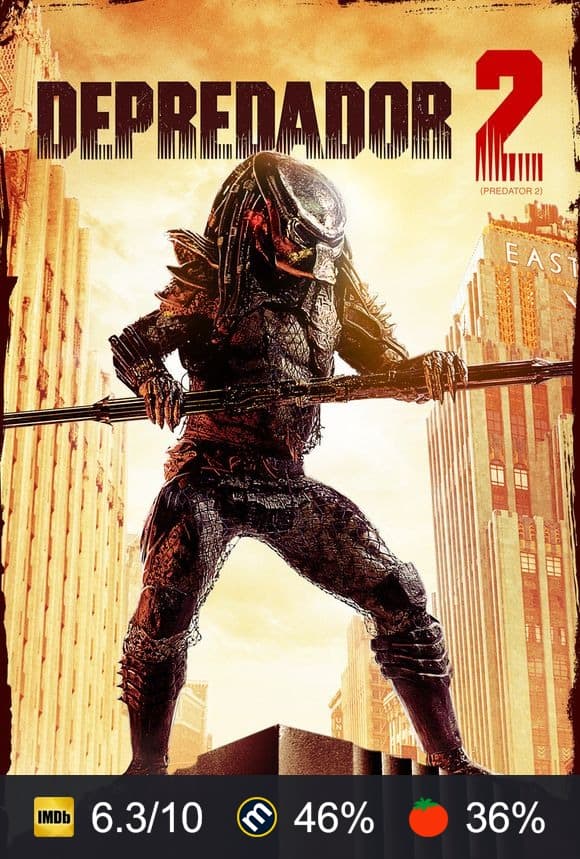 Cartel de Depredador 2