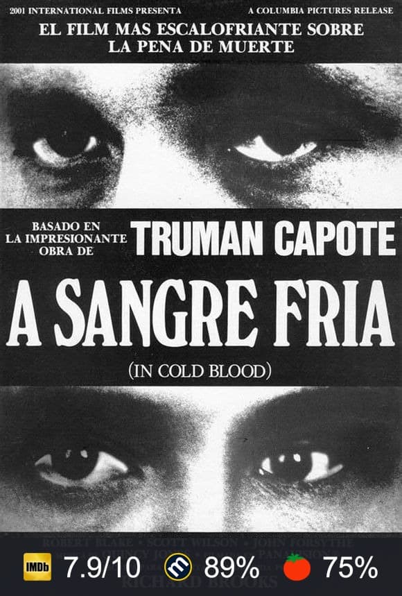 Cartel de A sangre fría