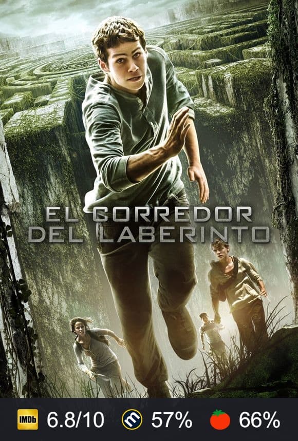 Cartel de El corredor del laberinto