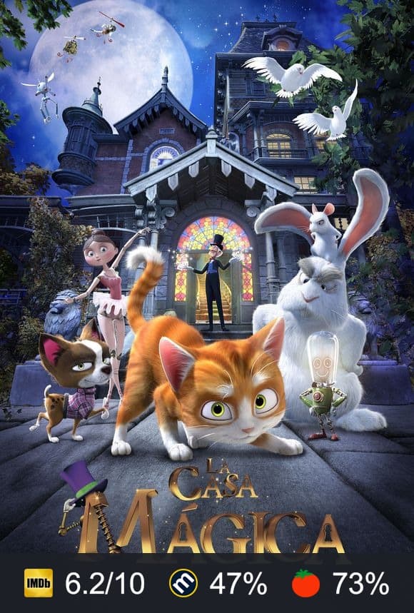 Cartel de La casa mágica