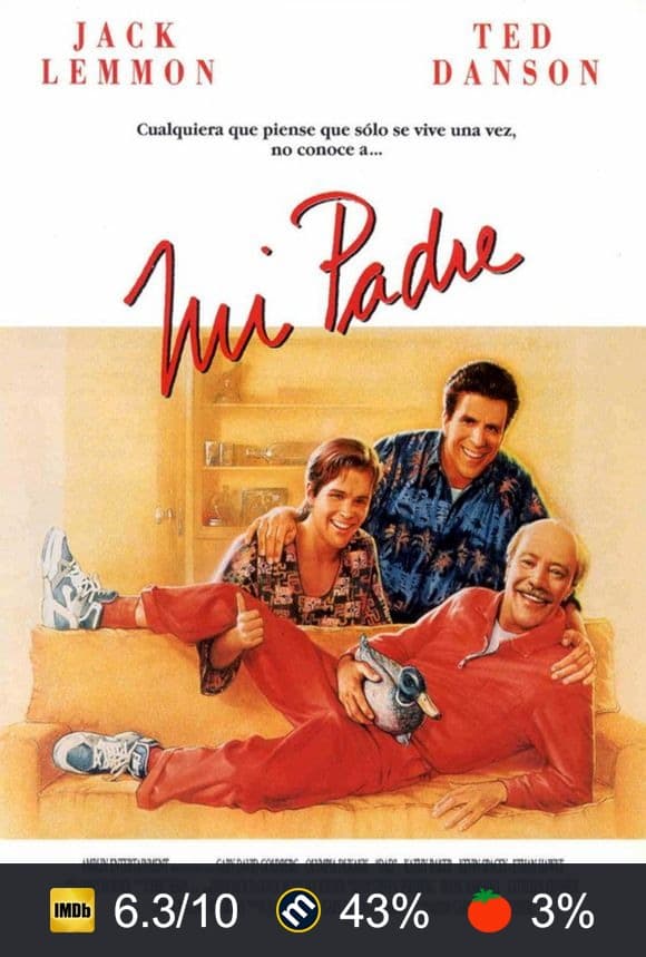 Cartel de Mi padre