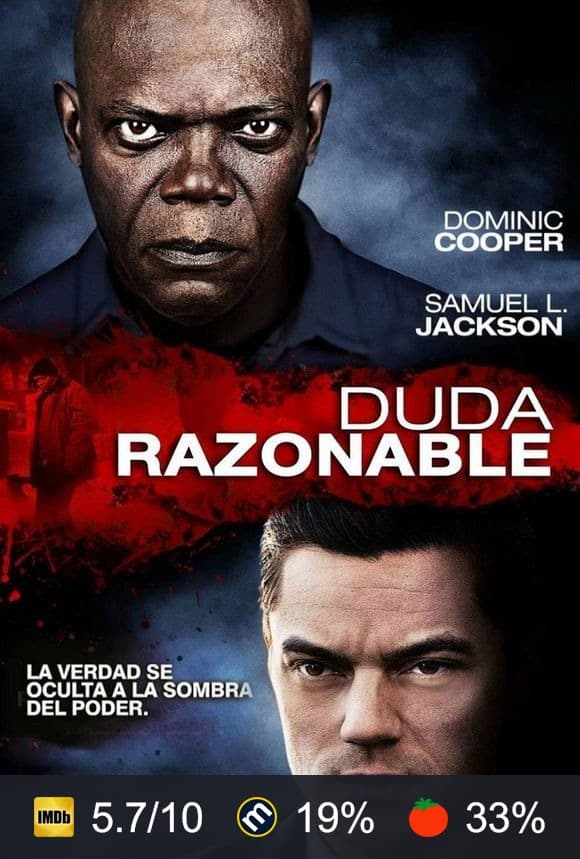 Cartel de Duda razonable