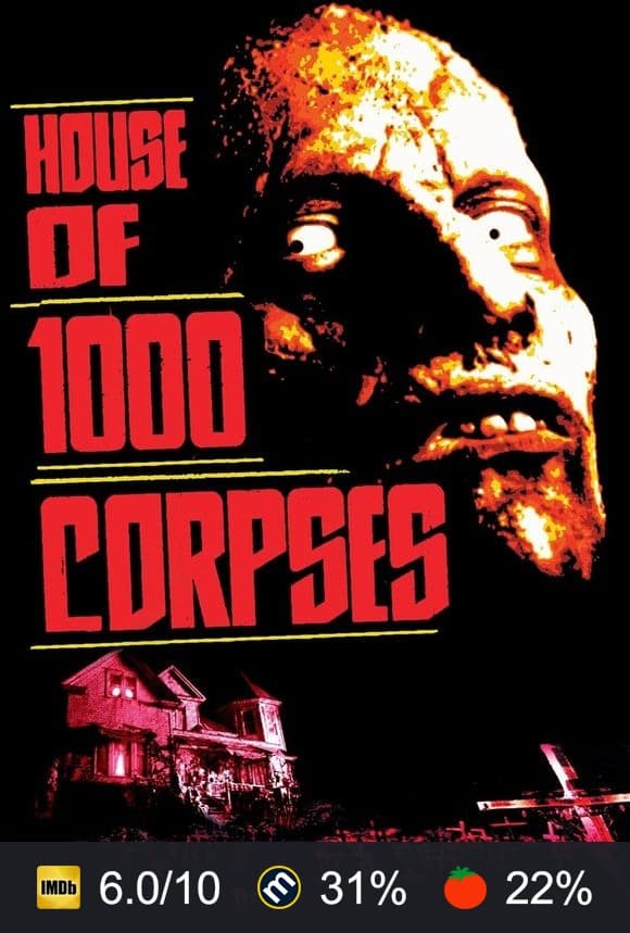 House of 1000 Corpses poster