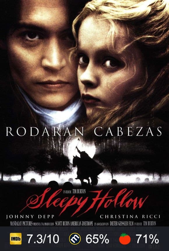 Cartel de Sleepy Hollow (El Jinete sin Cabeza)