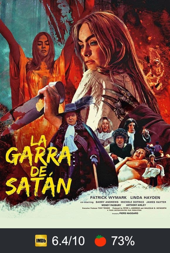 Cartel de La garra de Satán