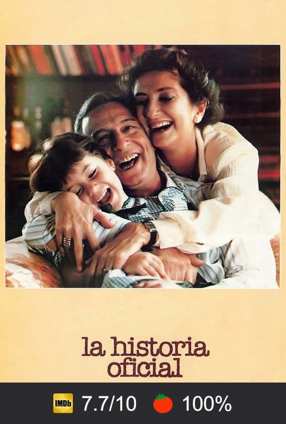 Cartel de La historia oficial
