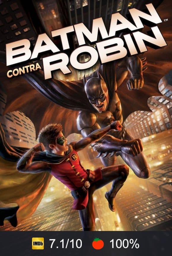 Cartel de Batman contra Robin