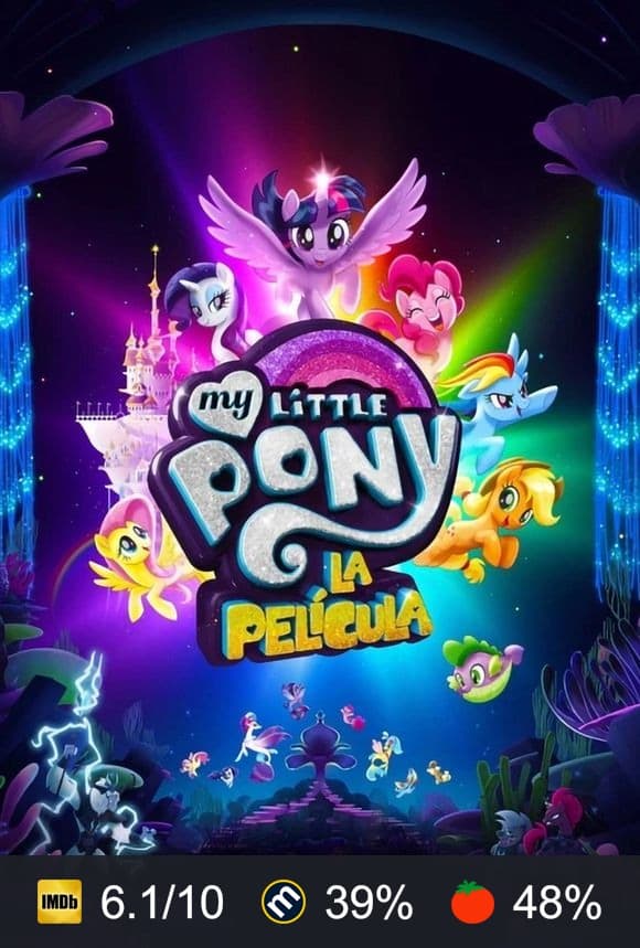 Cartel de My Little Pony: La película