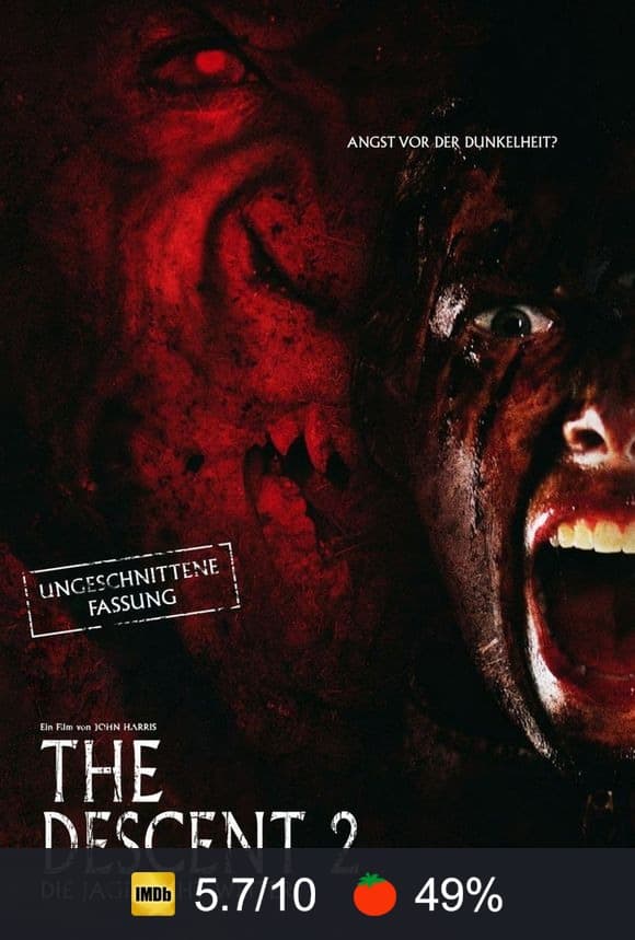 Poster von The Descent 2 - Die Jagd geht weiter