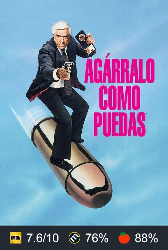 Cartel de Agárralo como puedas