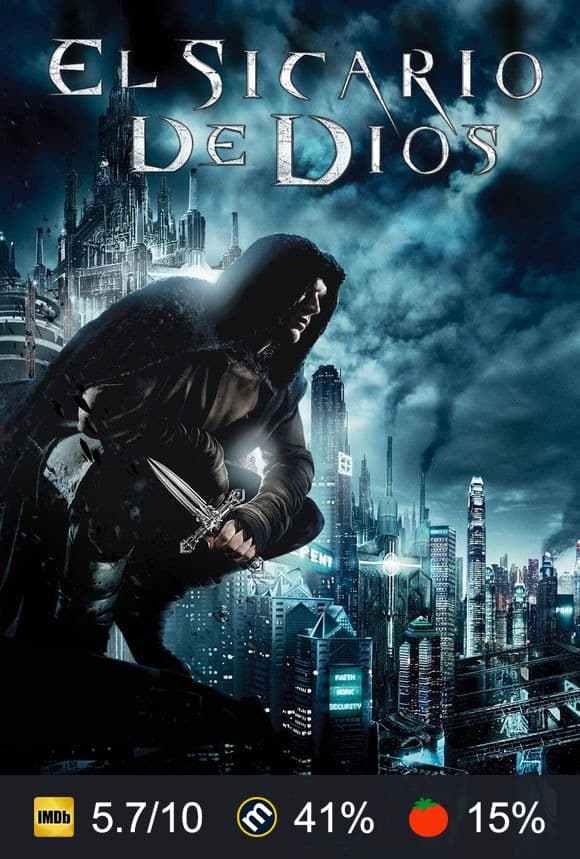 Cartel de El sicario de Dios
