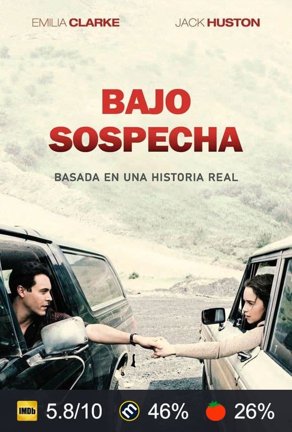 Cartel de Bajo sospecha