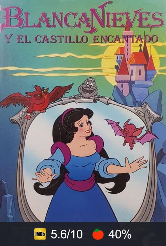 Cartel de Blancanieves y el castillo encantado