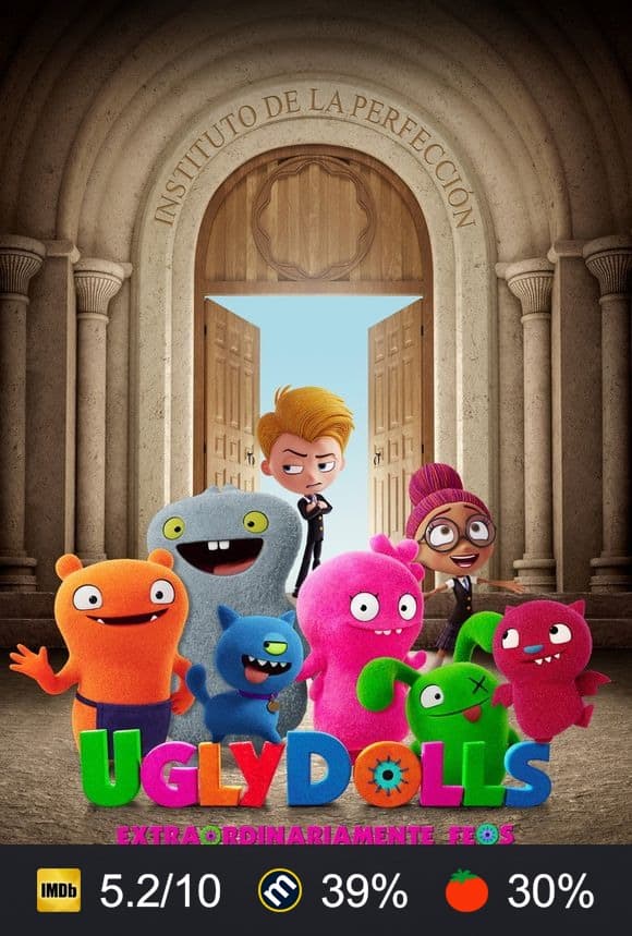 Cartel de UglyDolls: Extraordinariamente feos