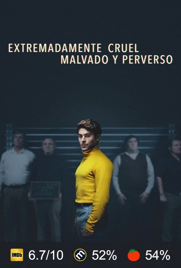 Cartel de Extremadamente cruel, malvado y perverso