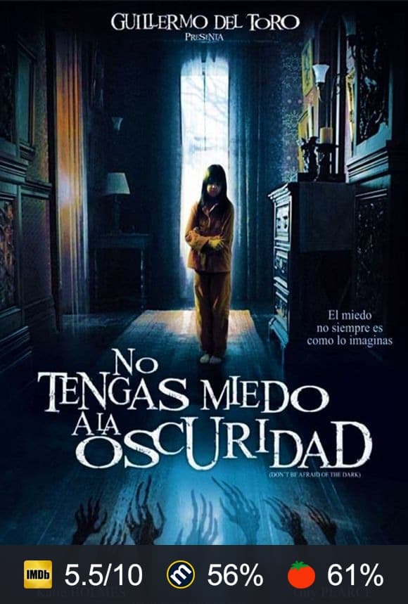 Cartel de No tengas miedo a la oscuridad