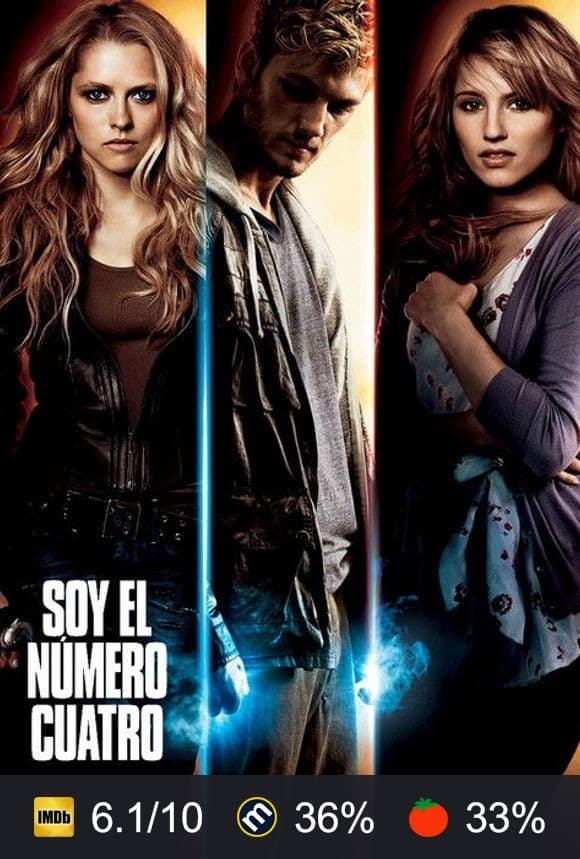 Cartel de Soy el número cuatro