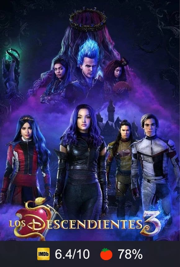 Cartel de Los descendientes 3
