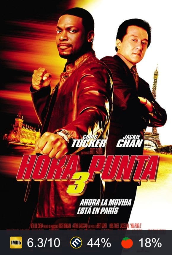 Cartel de Hora punta III