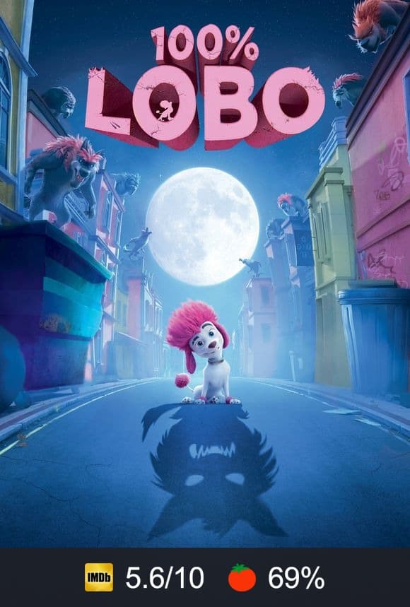 Cartel de 100% Wolf: Pequeño gran lobo