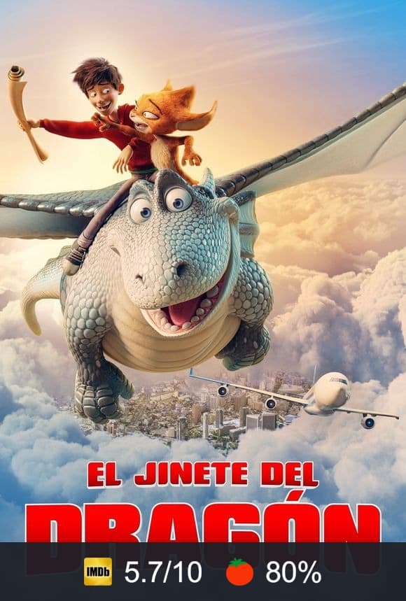 Cartel de El jinete del dragón