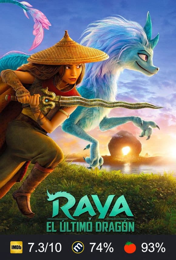 Cartel de Raya y el último dragón