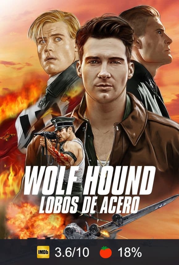 Cartel de Wolf Hound: lobos de acero