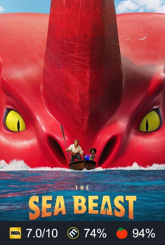 The Sea Beast poster