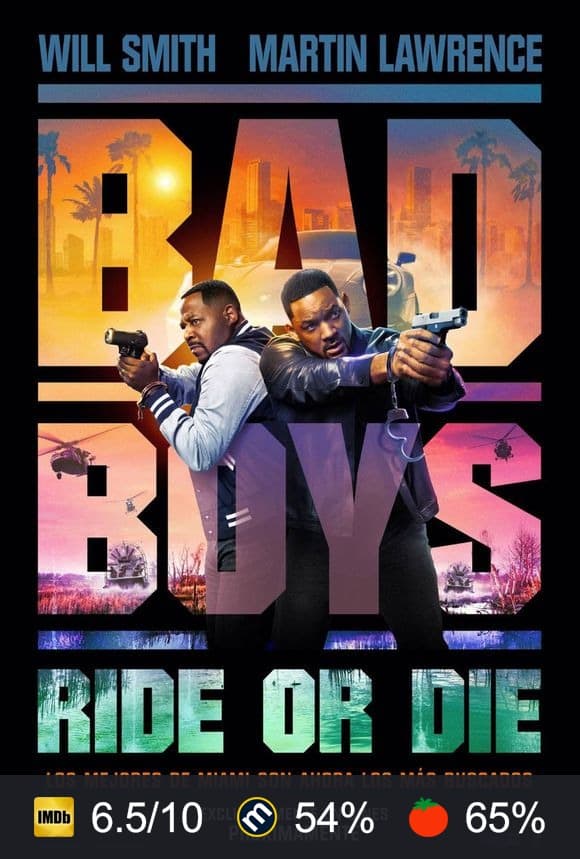 Cartel de Bad Boys: Ride or Die
