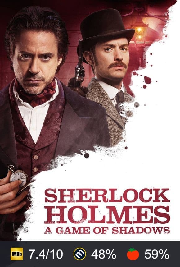 Sherlock Holmes: A Game of Shadows poster