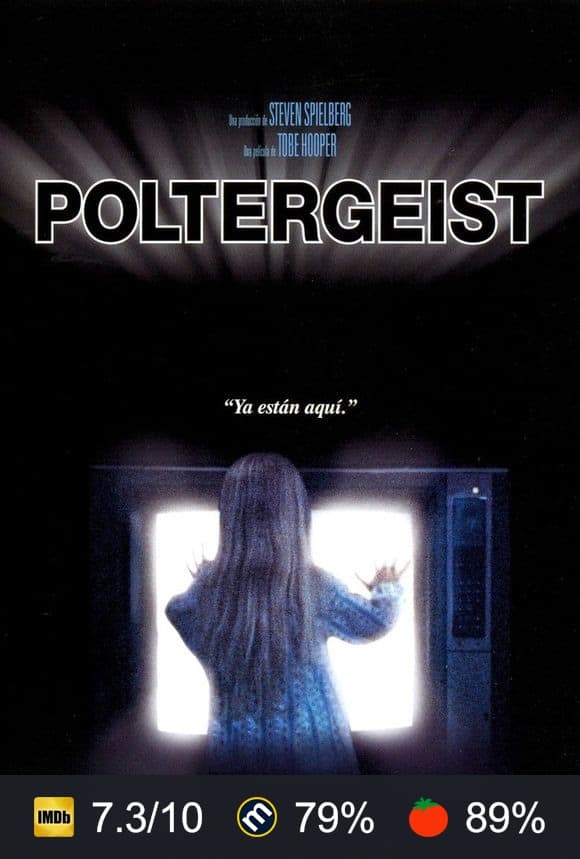 Cartel de Poltergeist. Fenómenos extraños