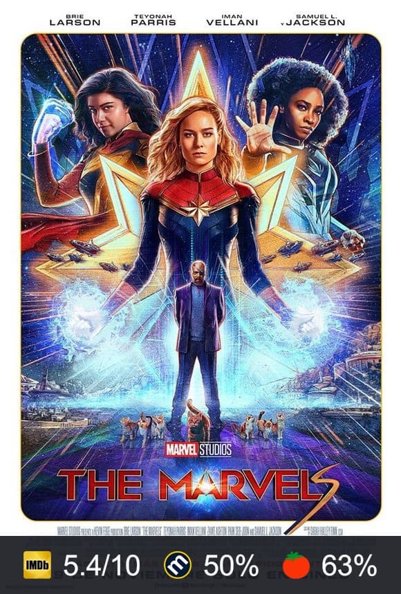 Cartel de The Marvels