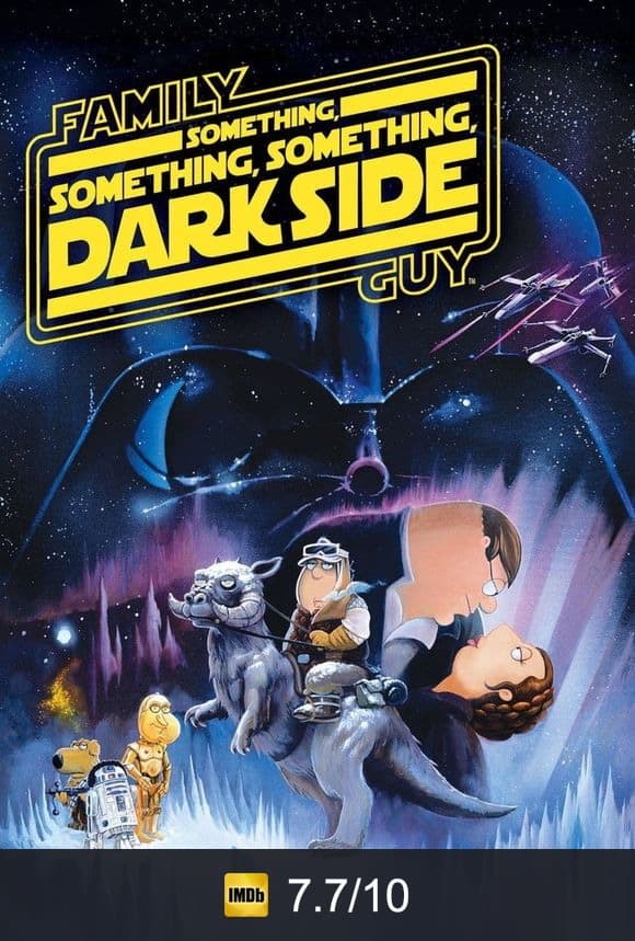 Cartel de Padre de familia: Algo, algo del Lado Oscuro