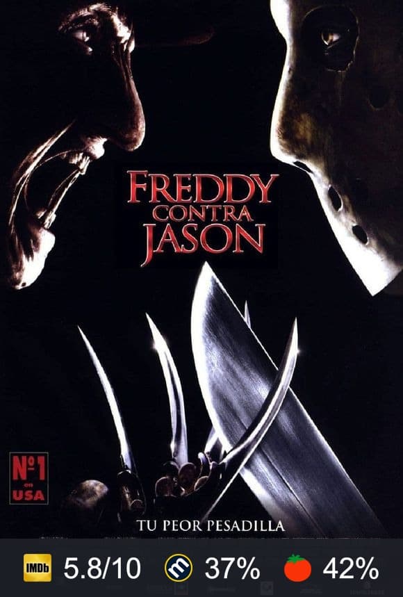 Cartel de Freddy contra Jason