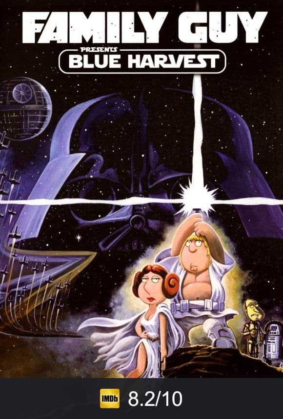 Cartel de Padre de familia presenta Blue Harvest