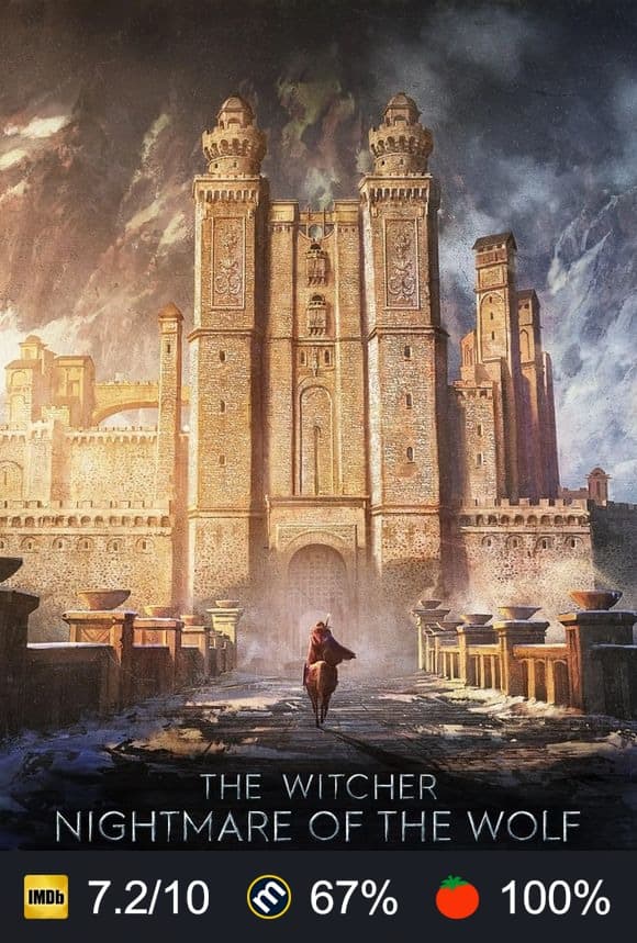 The Witcher: Nightmare of the Wolf poster