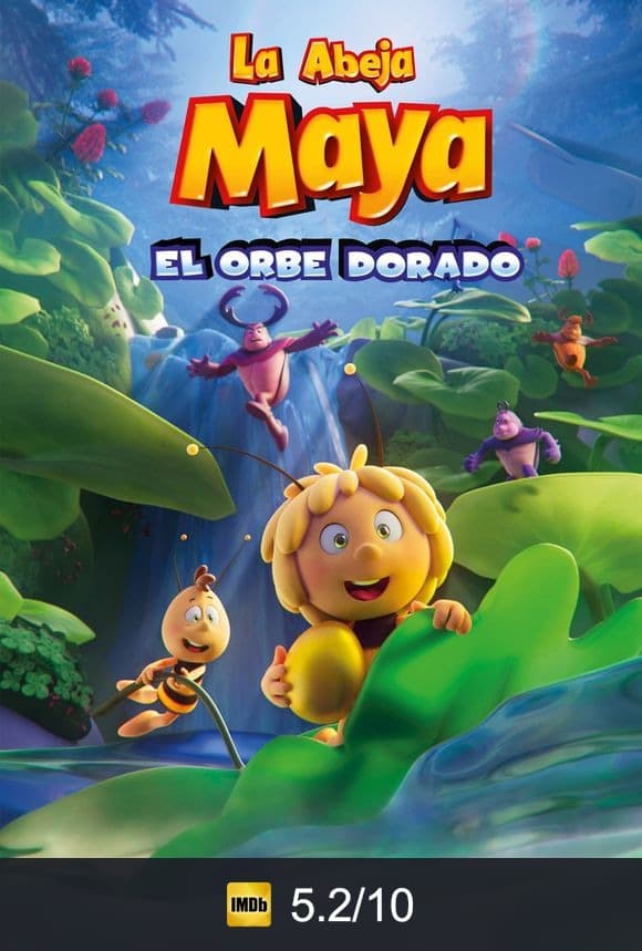 Cartel de Maya y el Orbe Dorado