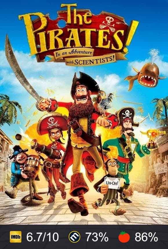 The Pirates! In an Adventure with Scientists! poster