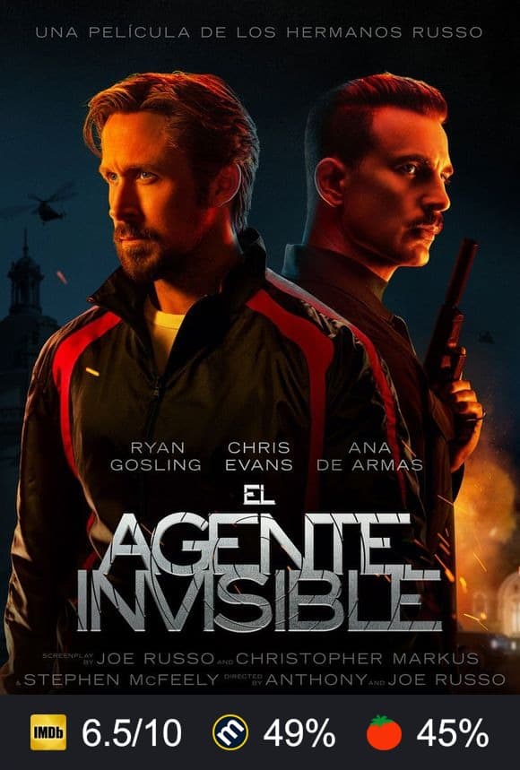 Cartel de El agente invisible