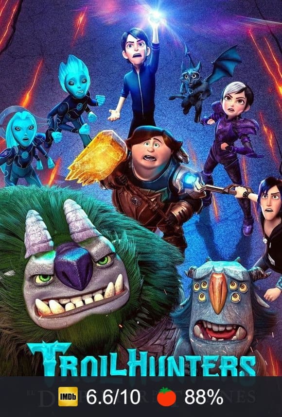 Cartel de Trollhunters: El despertar de los titanes